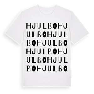 Hjulbo ordlek t-shirt – ekologisk bomull t-shirt från Pinshirt