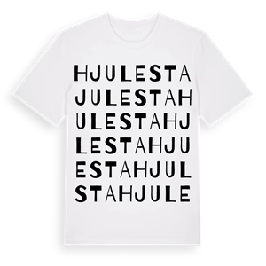 Hjulesta ordlek t-shirt – ekologisk bomull t-shirt från Pinshirt