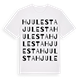Hjulesta ordlek t-shirt