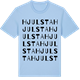Blue Soul t-shirt med Hjulsta ordlek t-shirt