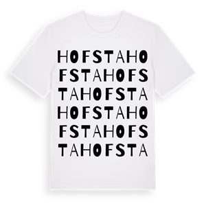 Hofsta ordlek t-shirt – ekologisk bomull t-shirt från Pinshirt