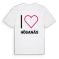 Jag älskar Höganäs t-shirt stort tryck