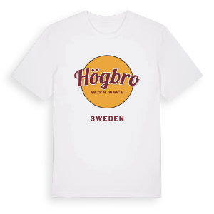 Högbro cirkel t-shirt – ekologisk bomull t-shirt från Pinshirt