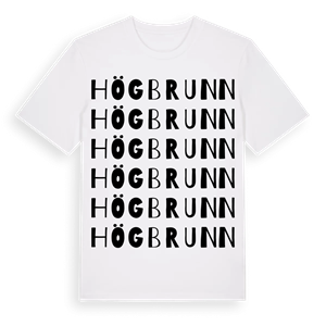 Högbrunn ordlek t-shirt – ekologisk bomull t-shirt från Pinshirt