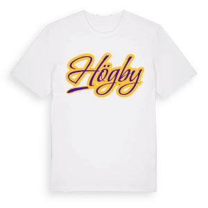Högby baseball t-shirt – ekologisk bomull t-shirt från Pinshirt