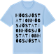 Blue Soul t-shirt med Högsjö station ordlek t-shirt
