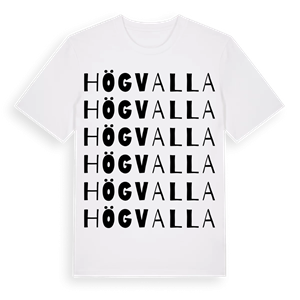 Högvalla ordlek t-shirt – ekologisk bomull t-shirt från Pinshirt