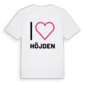 Jag älskar Höjden t-shirt stort tryck
