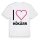 Jag älskar Hökärr t-shirt stort tryck