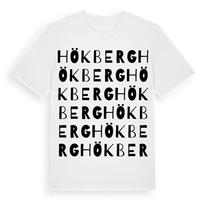 Hökberg ordlek t-shirt – ekologisk bomull t-shirt från Pinshirt