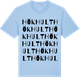 Blue Soul t-shirt med Hökhult ordlek t-shirt