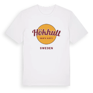 Hökhult cirkel t-shirt – ekologisk bomull t-shirt från Pinshirt