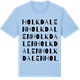 Blue Soul t-shirt med Holkdalen ordlek t-shirt