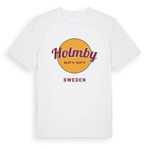 Holmby cirkel t-shirt – ekologisk bomull t-shirt från Pinshirt