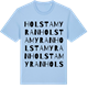 Blue Soul t-shirt med Holstamyran ordlek t-shirt