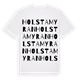 Holstamyran ordlek t-shirt