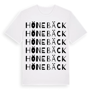 Hönebäck ordlek t-shirt – ekologisk bomull t-shirt från Pinshirt