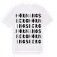 Hörningsberg ordlek t-shirt