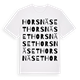 Horsnäset ordlek t-shirt