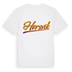 Horsvik baseball t-shirt – ekologisk bomull t-shirt från Pinshirt