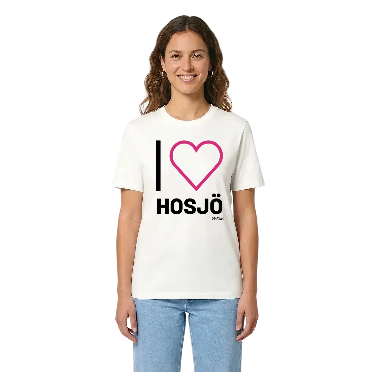 Jag älskar Hosjö t-shirt stort tryck i miljö
