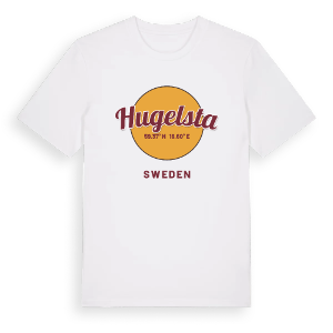 Hugelsta cirkel t-shirt – ekologisk bomull t-shirt från Pinshirt