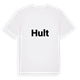 White t-shirt med Hult fetstil t-shirt