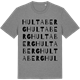 Mid Heather Gray t-shirt med Hultaberg ordlek t-shirt