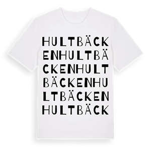 Hultbäcken ordlek t-shirt – ekologisk bomull t-shirt från Pinshirt