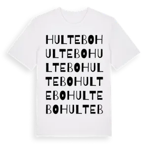 Hultebo ordlek t-shirt – ekologisk bomull t-shirt från Pinshirt