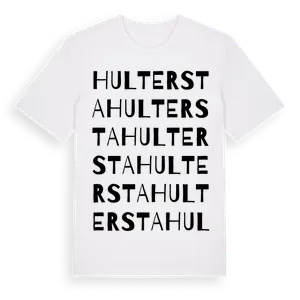 Hultersta ordlek t-shirt – ekologisk bomull t-shirt från Pinshirt