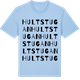 Blue Soul t-shirt med Hultstugan ordlek t-shirt