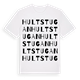 Hultstugan ordlek t-shirt