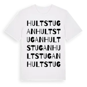 Hultstugan ordlek t-shirt – ekologisk bomull t-shirt från Pinshirt
