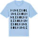 Blue Soul t-shirt med Humlebol ordlek t-shirt
