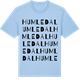 Blue Soul t-shirt med Humledal ordlek t-shirt