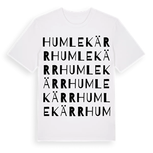 Humlekärr ordlek t-shirt – ekologisk bomull t-shirt från Pinshirt