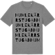 Mid Heather Gray t-shirt med Humlekärrstugan ordlek t-shirt