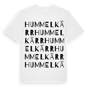 Hummelkärr ordlek t-shirt – ekologisk bomull t-shirt från Pinshirt