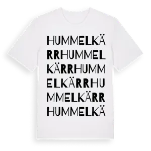Hummelkärr ordlek t-shirt – ekologisk bomull t-shirt från Pinshirt