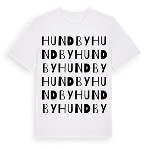 Hundby ordlek t-shirt – ekologisk bomull t-shirt från Pinshirt
