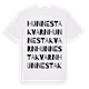 Hunnesta kvarn ordlek t-shirt