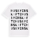 Husby Enskifte ordlek t-shirt