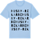 Blue Soul t-shirt med Husby-Rekarne ordlek t-shirt
