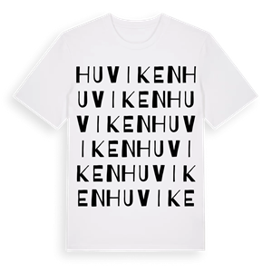 Huviken ordlek t-shirt – ekologisk bomull t-shirt från Pinshirt