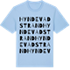 Blue Soul t-shirt med Hyndevadstrand ordlek t-shirt