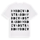 Hyndevadstrand ordlek t-shirt