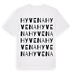 Hyvena ordlek t-shirt – ekologisk bomull t-shirt från Pinshirt