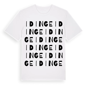 Idinge ordlek t-shirt – ekologisk bomull t-shirt från Pinshirt