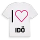 Jag älskar Idö t-shirt stort tryck